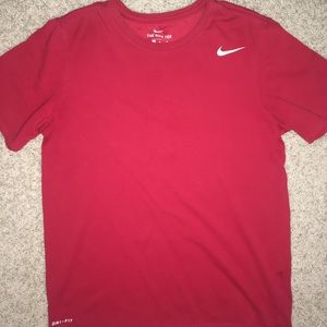 Red Nike Athletic T-Shirt